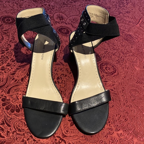 Adrienne Vittadini leather heeled sandal size 10 - Picture 2 of 7
